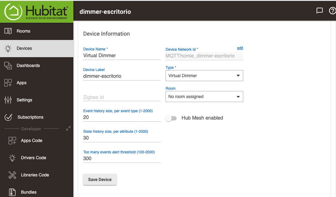 device auto-created (2 of 3)