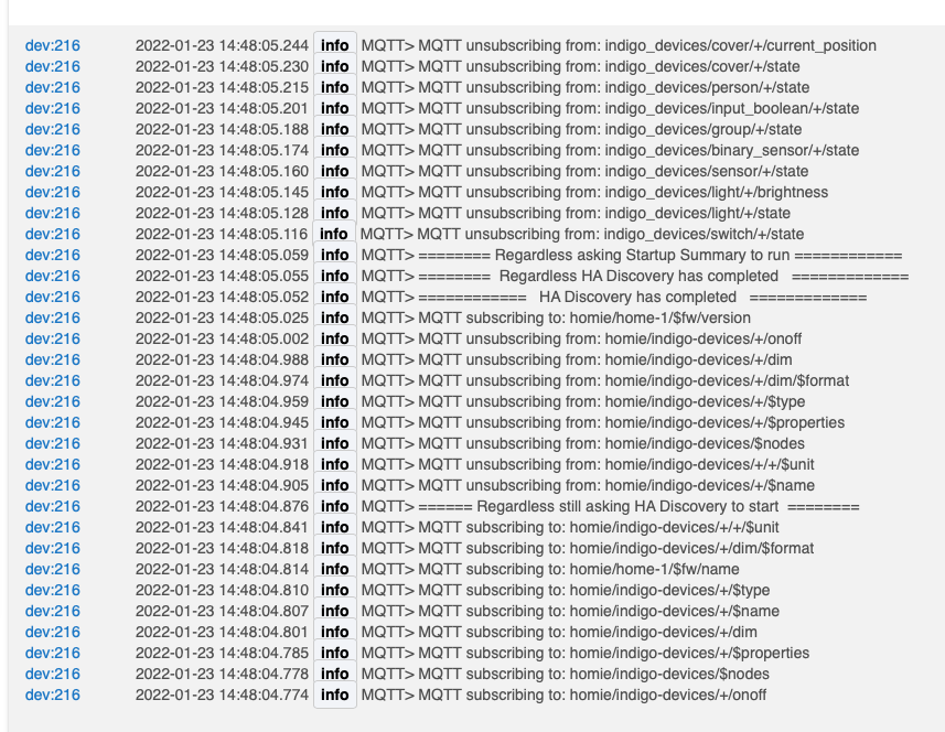 Hubitat MQTT Child Device Events