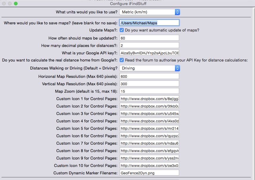Config and Maps
