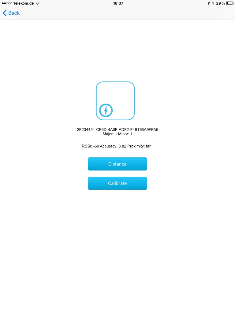 Locate iBeacons