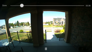 Skybell Daytime, about midday.