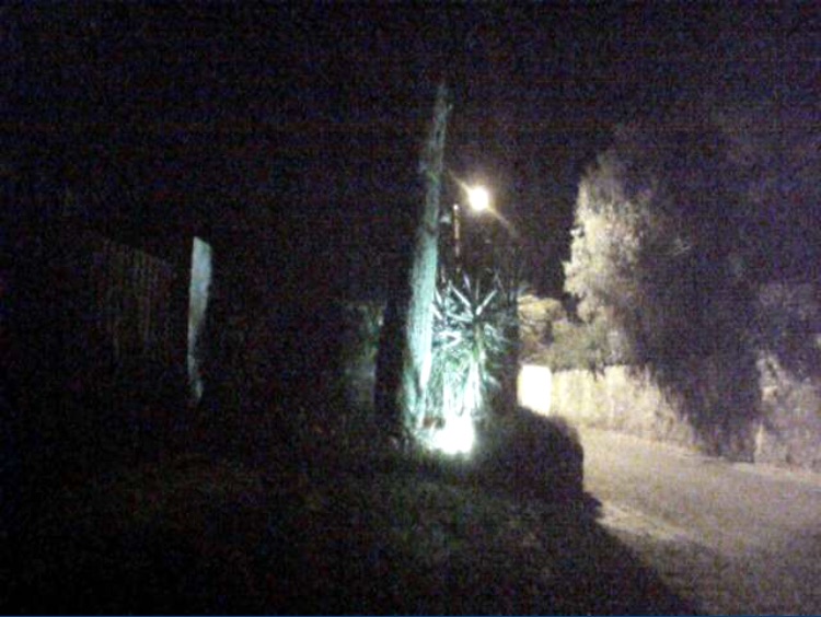 Night with entry light