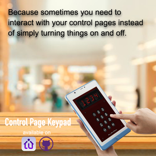 Control Page Keypad